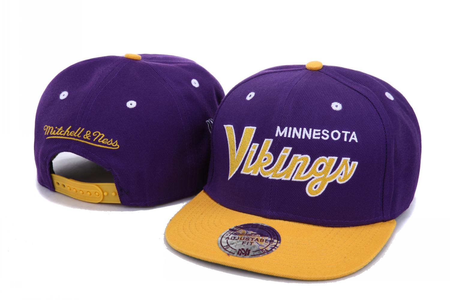 NFL Minnesota Vikings M&N Snapback Hat NU02